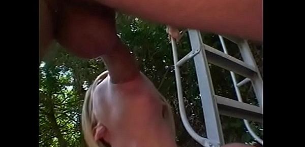  Young slut Brandy Starz wants to have some fun next to the swimming pool